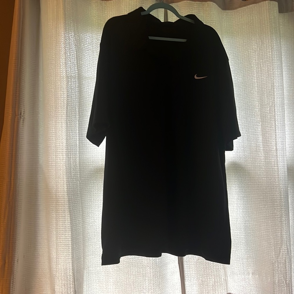 Nike Dri Fit 3XLT Black Golf Polo